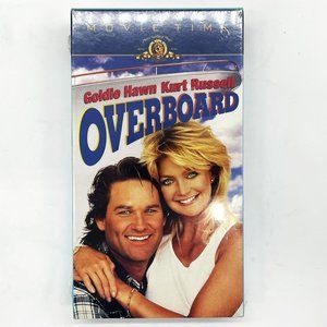 Vintage 1987 Goldie Hawn-Kurt Russell Overboard VHS Movie-Factory Sealed-PG